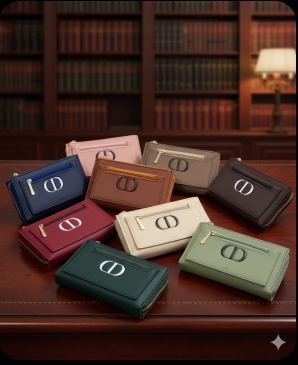 4 Zipper Luxury Wallet Stylish 4 Zipper Wallet Premium 4 Zip Ladies Wallet