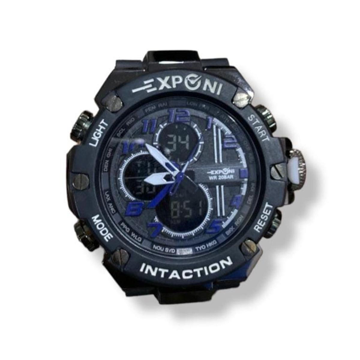 EXPONI 3781me Military LED Resin Strap Digital Watch /box | Shopee  Philippines
