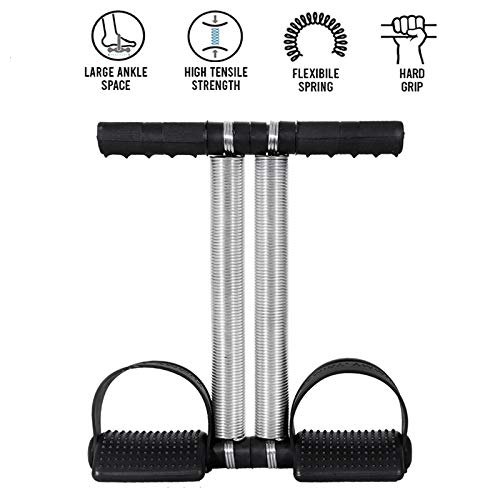 COMBO DEAL OF DOUBLE SPRING TUMMY TRIMMER +TWISTER PLATE + JUMP ROPE FOR WORKOUT