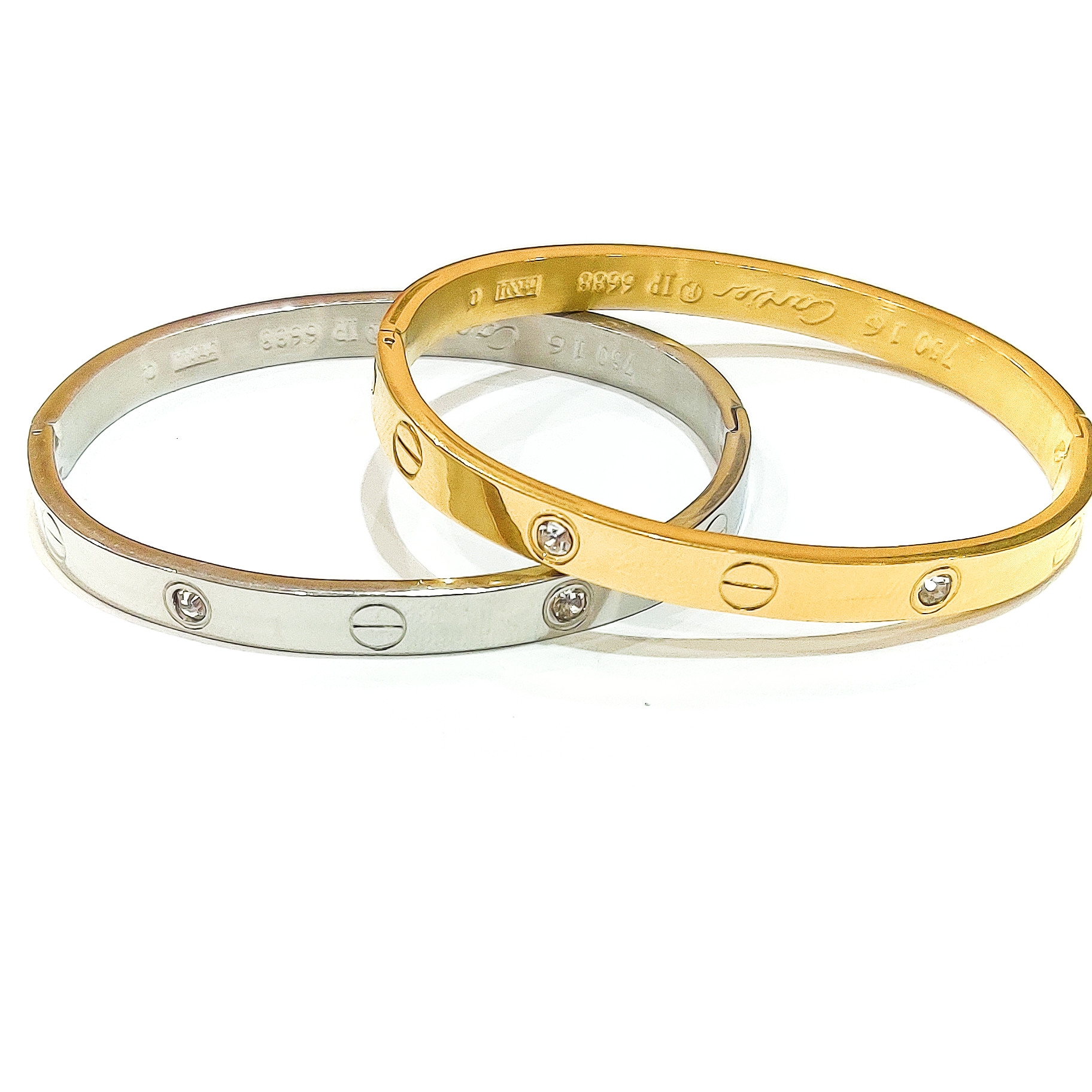 Beautiful  Golden Silver Bangle Bracelet Kara For Women Girls Fashion Jewellery