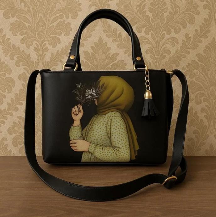 Handbags For Girls - Crossbody & Shoulder Bags For Girls & Women - Cat Handle Havdbag For Girls - Round Handle Handbag For Girls - Double Shaded Lady Purse - Multicolor Crossbody Bags - Mobile Purse - Cute Gift For Girls - Lady Purse For Casual & Party