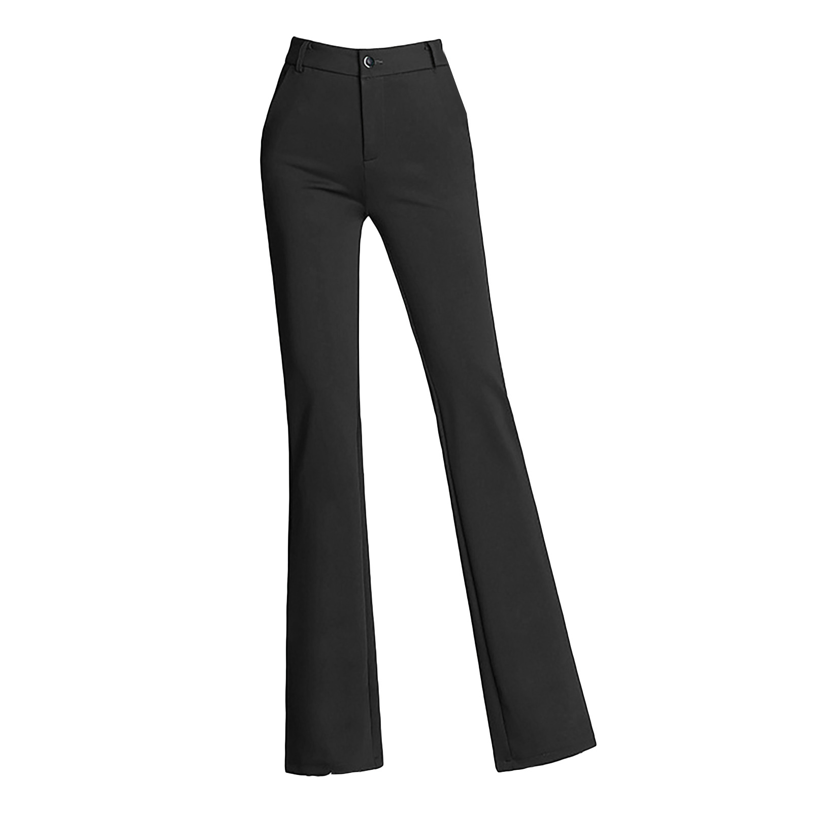 Female Trouser Soft Casual Loose Slim Flared Trousers Formal Wear