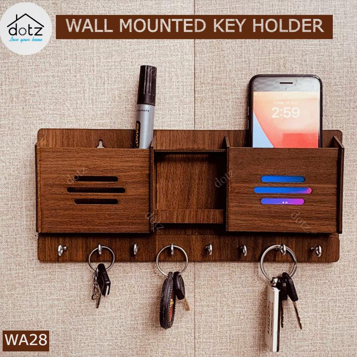 Mobile Charging Stand Wooden Mobile Stand For Wall Premium Teak