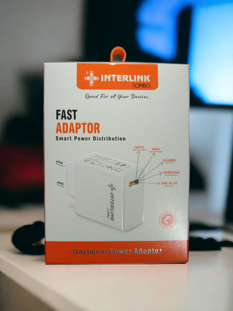 fast adapter 22.5 watt combo (interlink) Best Quality Fast Charging
