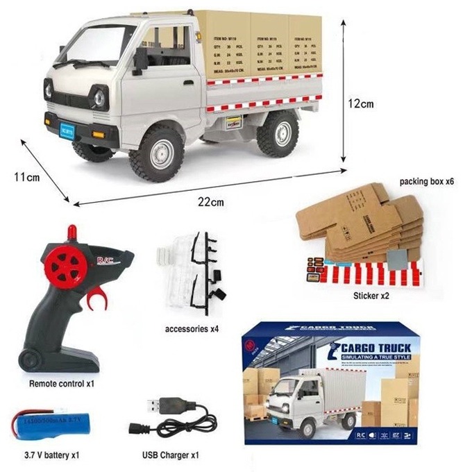 1:16 RC Remote Control Suzuki Pickup Truck or Suzuki Remote Control Rechargeable 1 hours + battery backup open doors