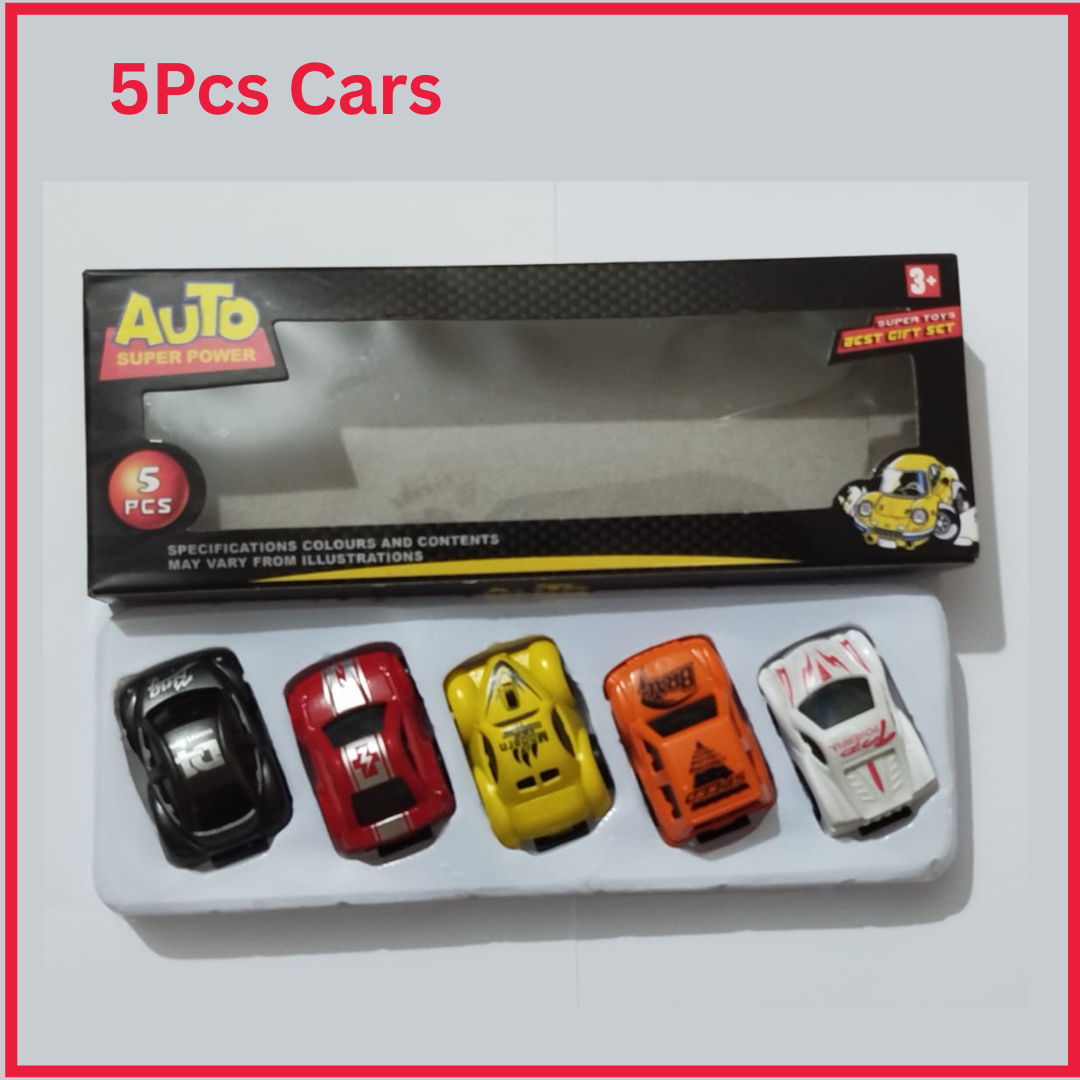 5pcs & 20 Pcs Pull Back Mini Car Set Toy for Kids - Best Gift for Children Multicolor Small Cars - Habiba Store (Lahore)