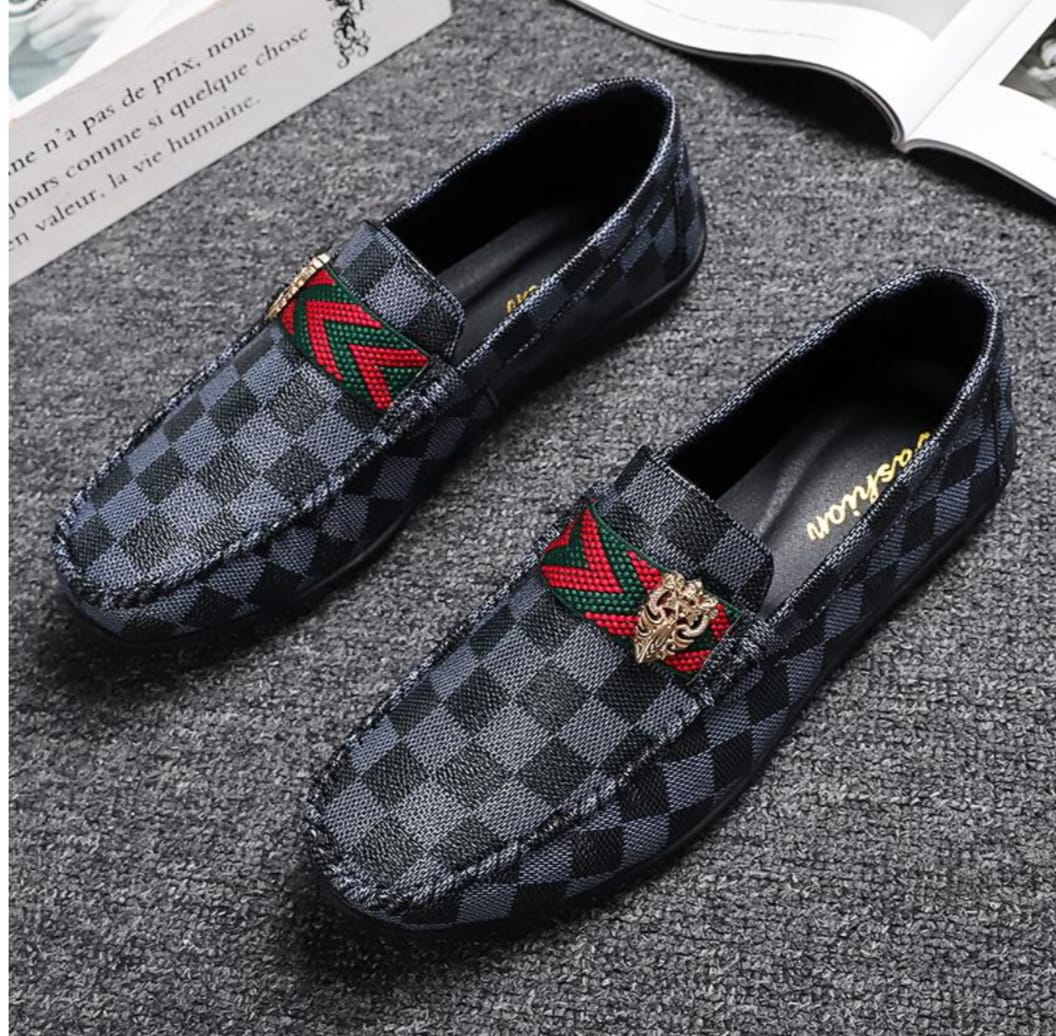 Stylish Loafers For Men Summer Synthetic Leather Slip-On Casual Formal Dress Shoes Comfortable Footwear Multiple color