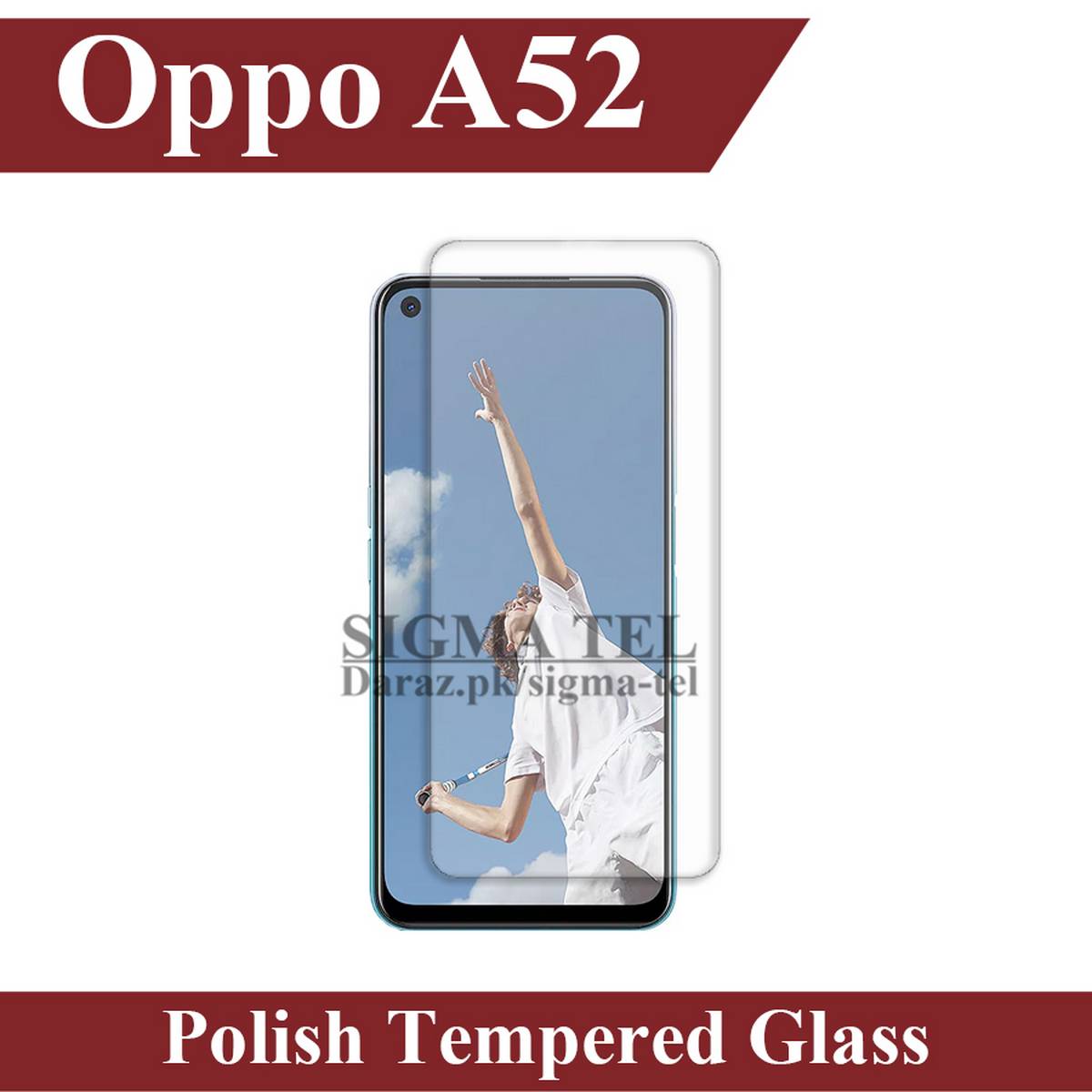 Oppo A52 Tempered Glass Screen Protector Premium High Quality