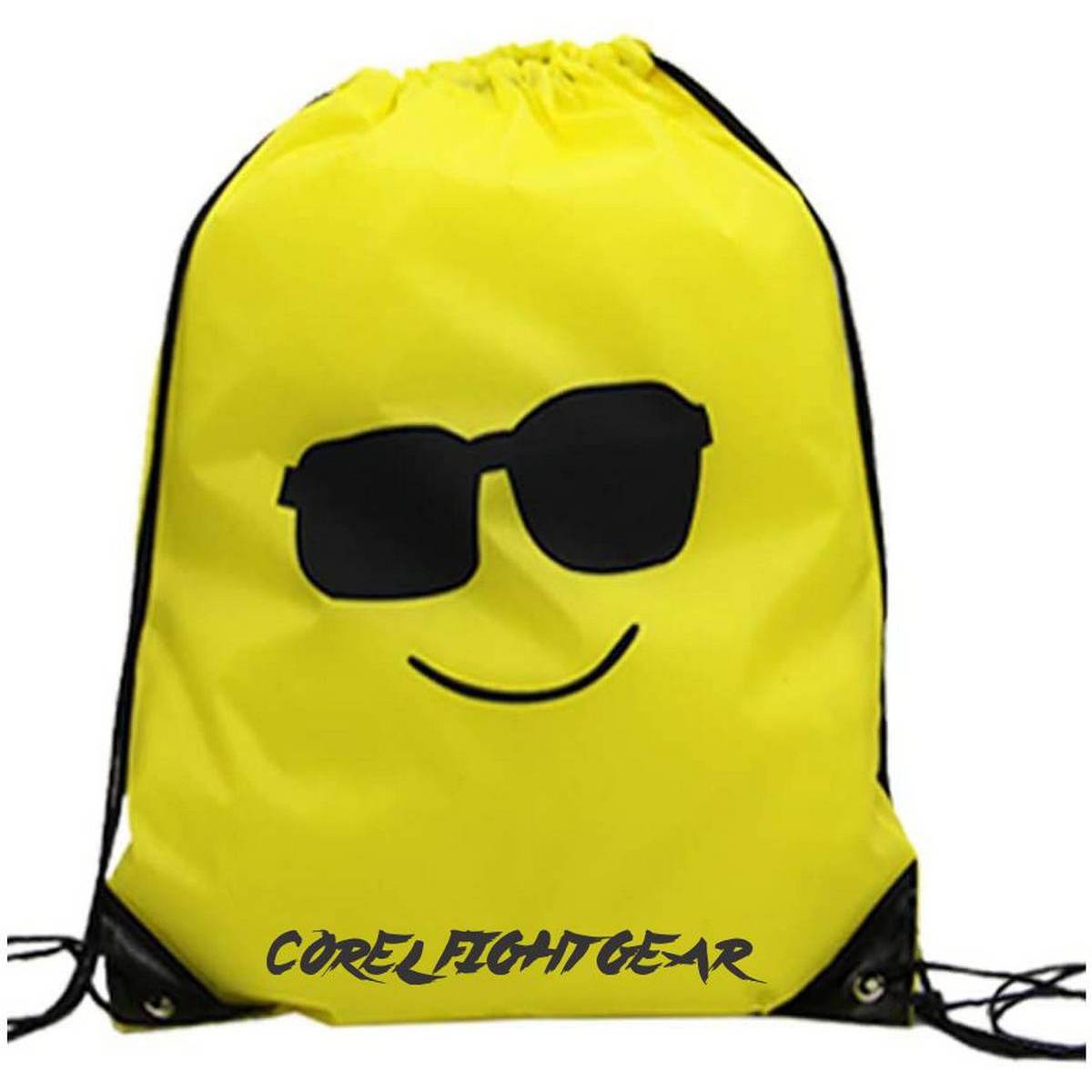 emoji drawstring backpack