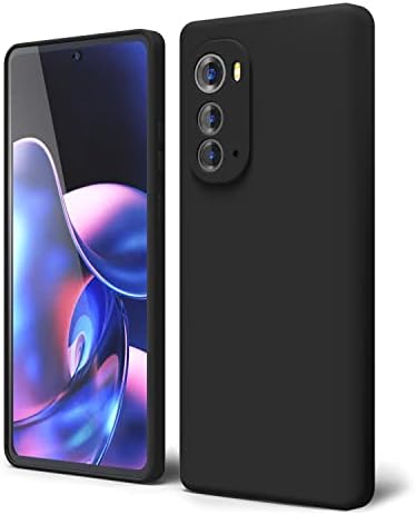 Motorola Edge 2022 Mobile Cover Back Cover Phone Case Soft TPU Flexible Silicone Matte Black Shockproof Protective Back Case Slim Fit Anti Scratch Camera Protection Drop Resistant Lightweight Durable Mobile Cover for Girls & Boys
