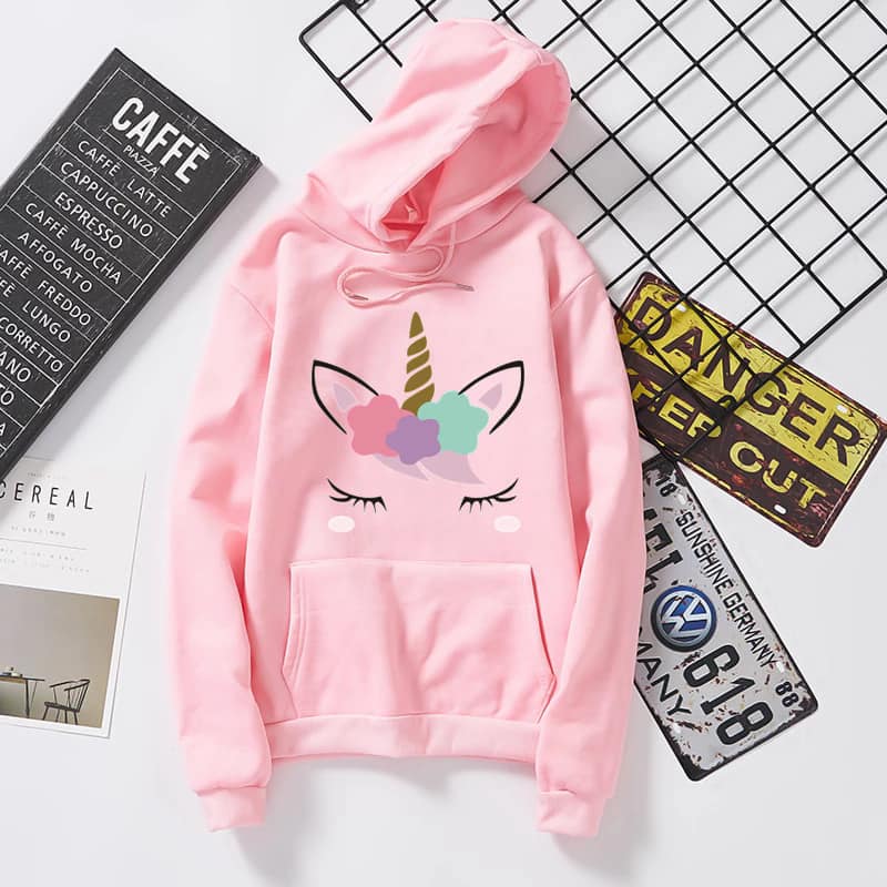 Winter Collection Unicorn Fleece Hoodie 