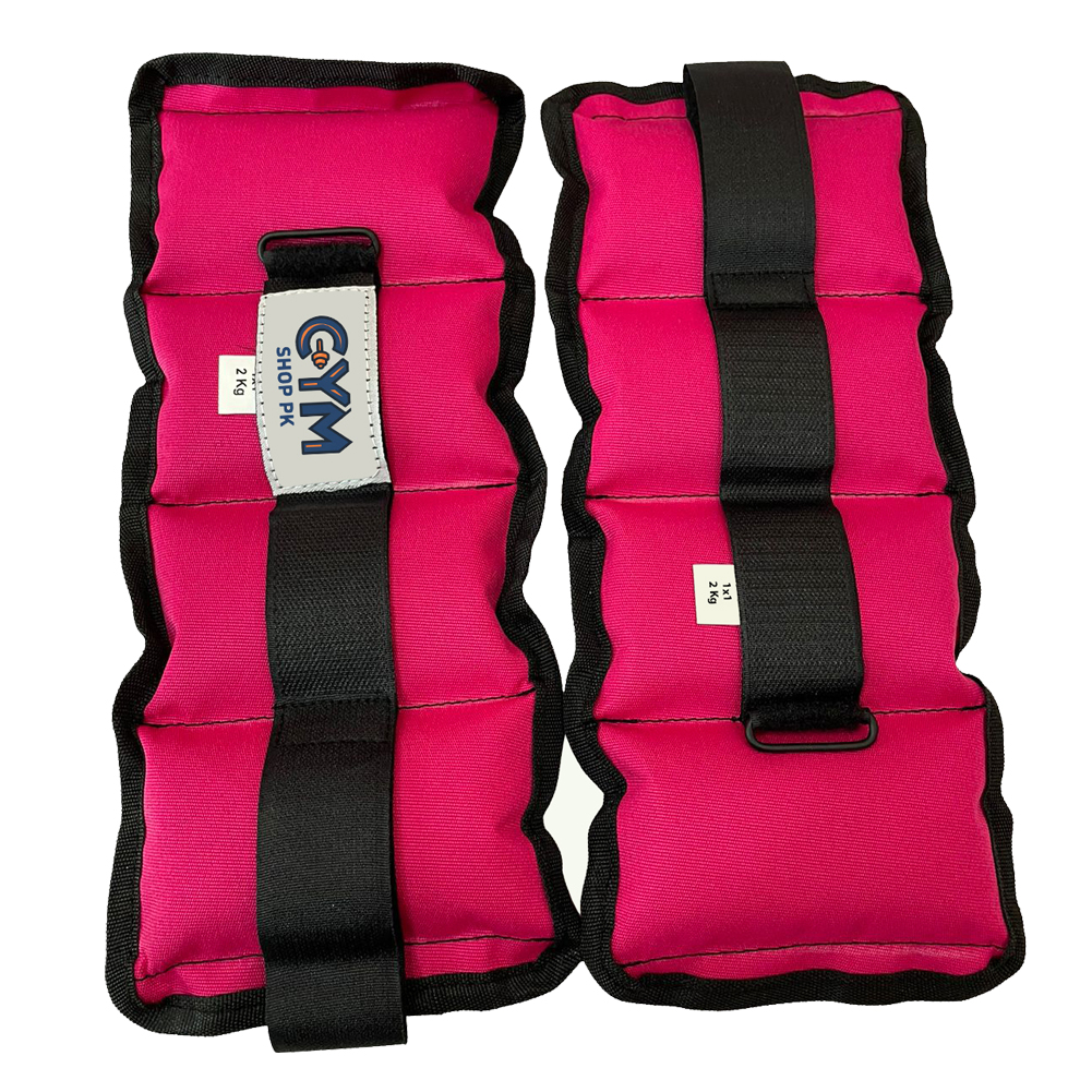 ankle weights 2Kg Pair for Fitness, Running, Walking, Gym & Home Workouts By GYM SHOP PK