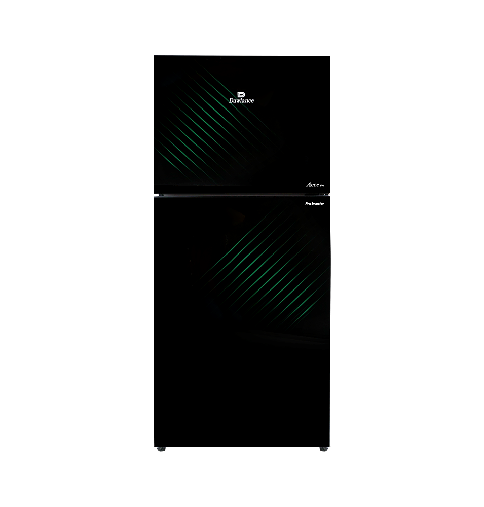 Dawlance REF 9191WB Acce Pro Double Door Refrigerator Meadow Green Spacious Storage Elegant Design