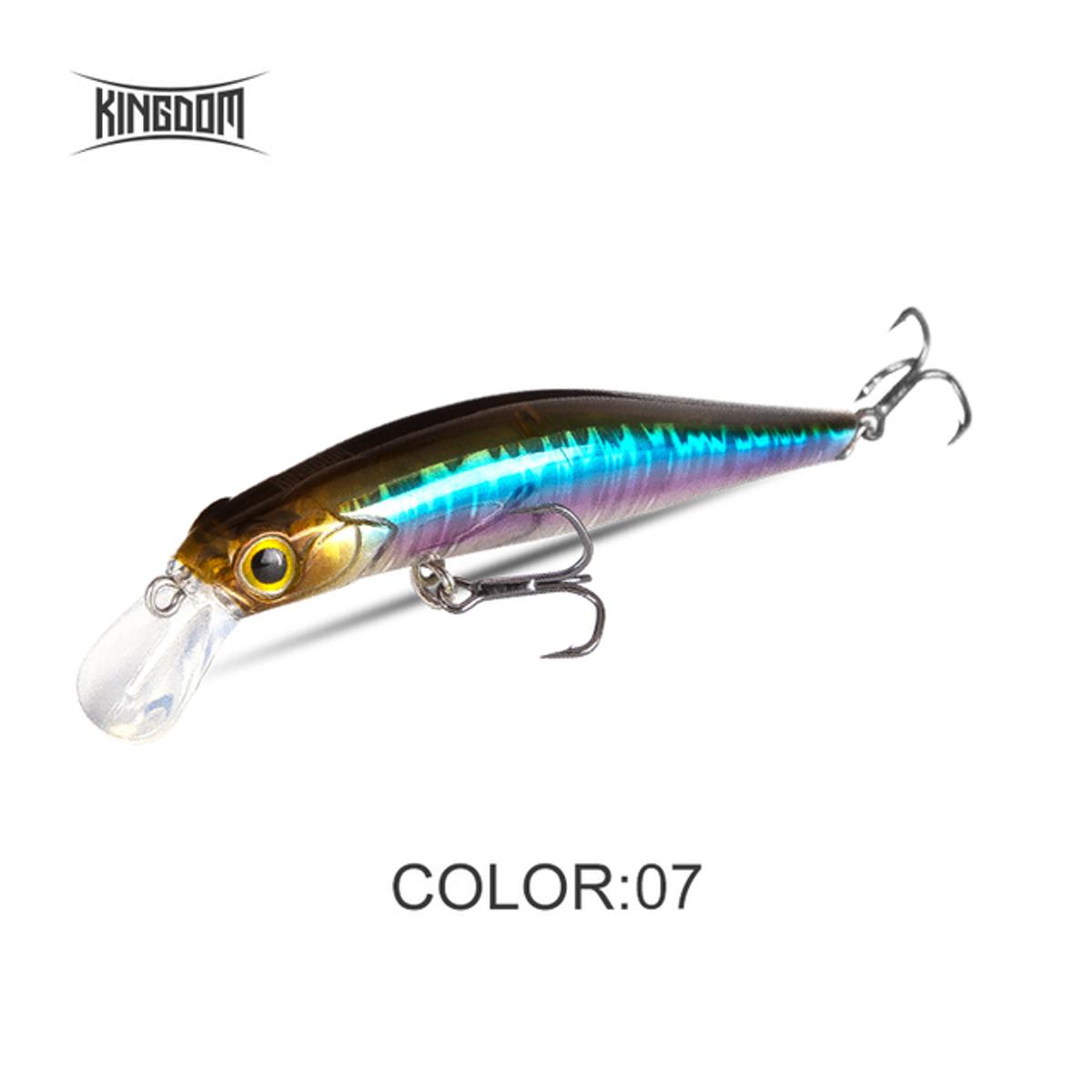 Kingdom Fishing lures 60mm 6g 80mm 9g 105mm 18.6g Sinking Minnow lure Hard Baits  Good Action Wobblers Artificial Bait Tackle