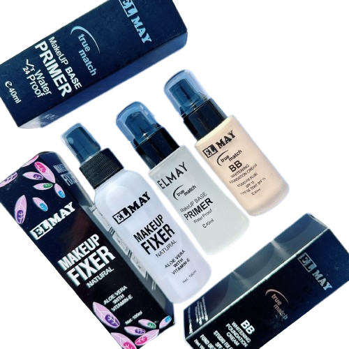 Deal of 03 - Makeup Deal of Foundation Pump + Primer Pump + Makeup Fixer