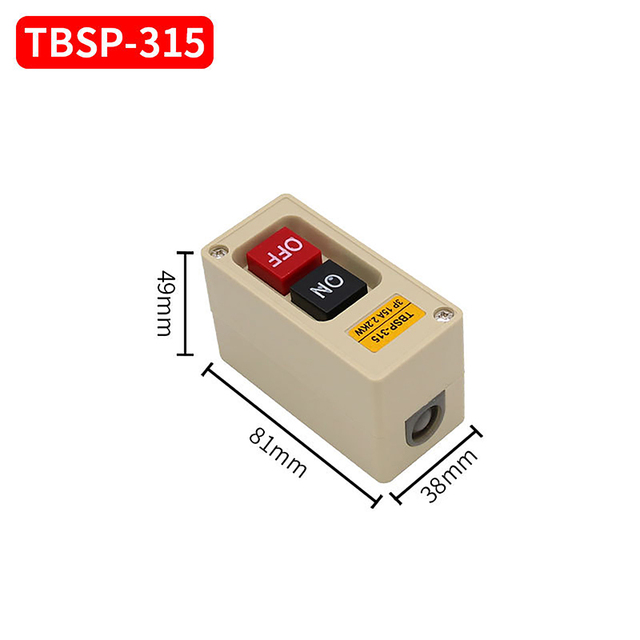 2.2KW Motor Control BS216B Power Control Push Button Switch - 15A 2.2KW ...