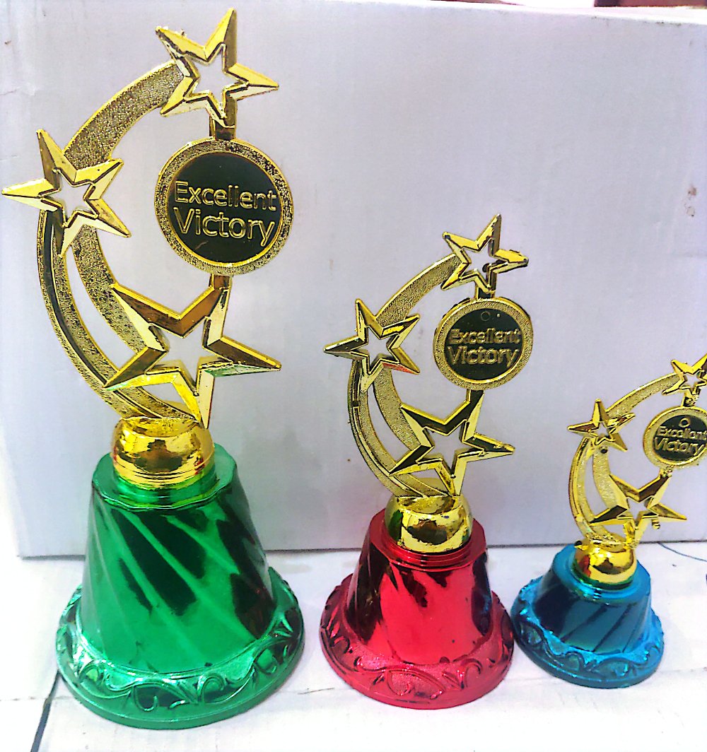 best award golden trophy cricket/football/hockey/school achievements.size is 11" ,7.5',6 inches