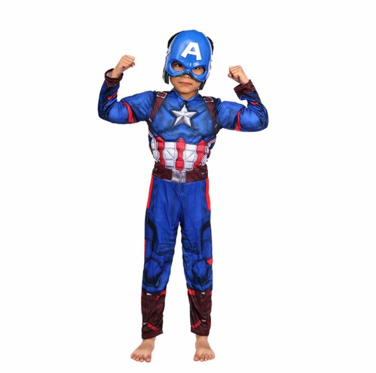 Captain America Costume For Kids For 3 To10 Years