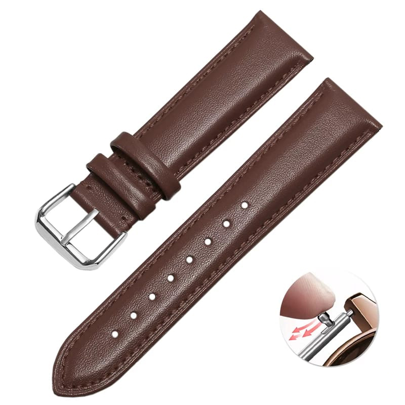 22mm smart watch straps Soft Watch Leather Strap Band with for  Zero watches, Samsung Galaxy Watch 45 / 46mm & Gear S3 , Huawei GT & other watches