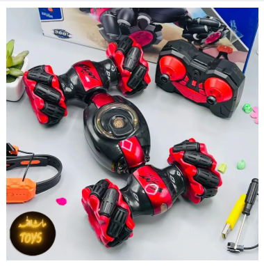 RC Stunt Car, 2.4GHz 4WD Remote Control Gesture Car ) / formula car remote control/ remote control car Sensor Toy, Double Sided Rotating Off Road Vehicle 360° Flips with Lights Music, for Boys & Girls, Multi