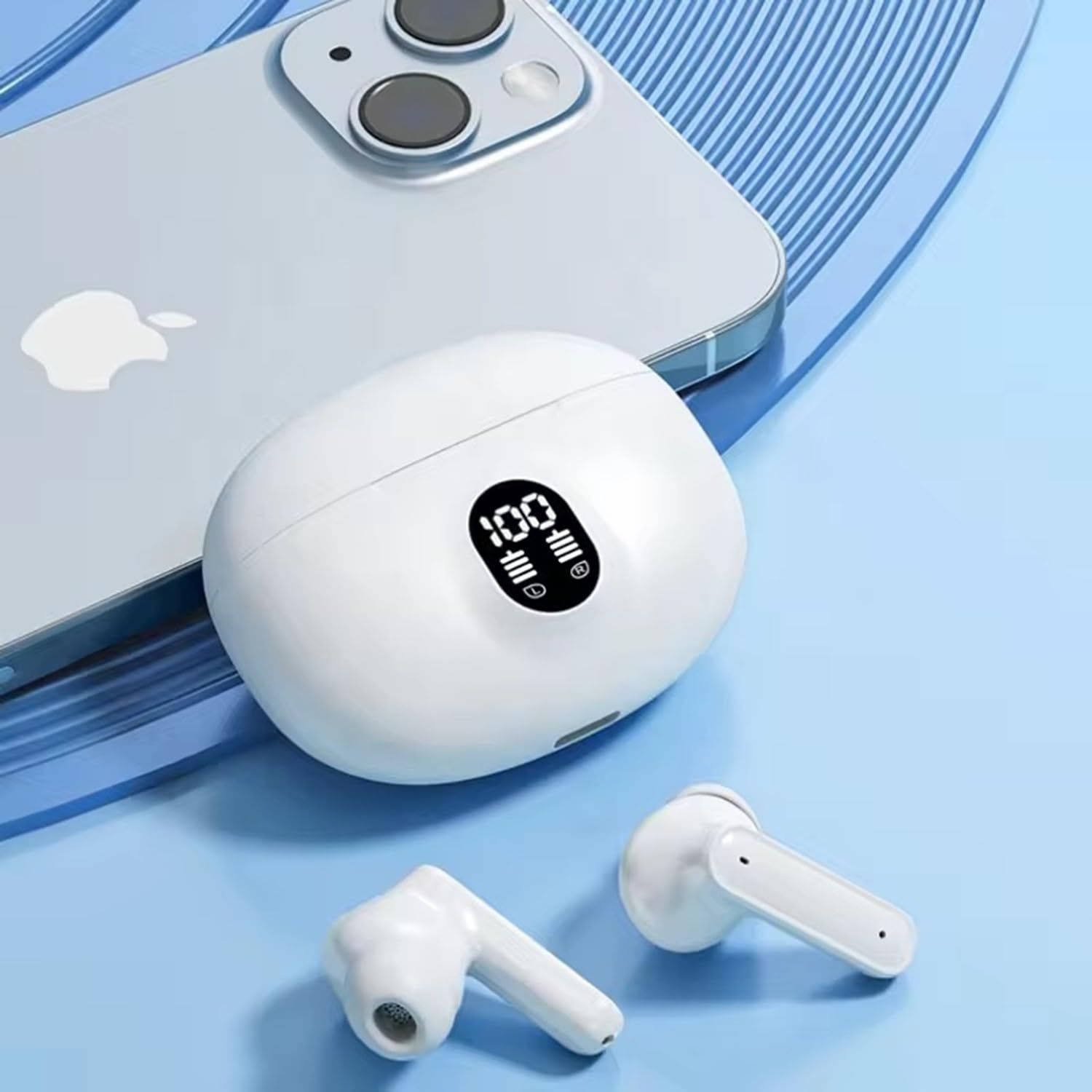 H895B Earbuds TWS (True Wireless Stereo) Bluetooth Airbuds | Earphones Headset | HD Stereo Sound | Compatible With All Bluetooth Devices.