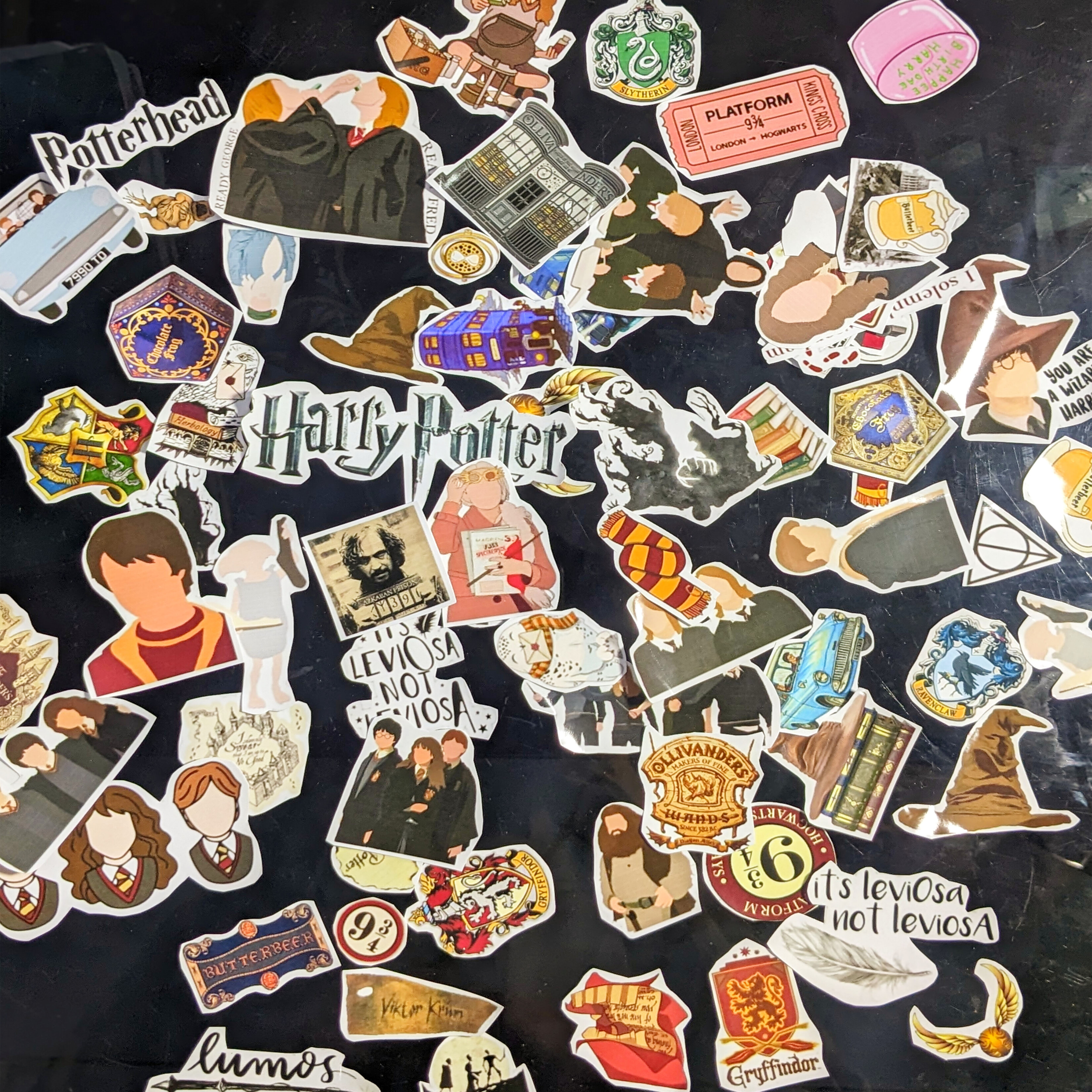 Premium Harry Potter Stickers (10/30/50/60pcs) Harry Potter Sticker Best Quality Aesthetic Cool Stickers For Harry Potter Fans