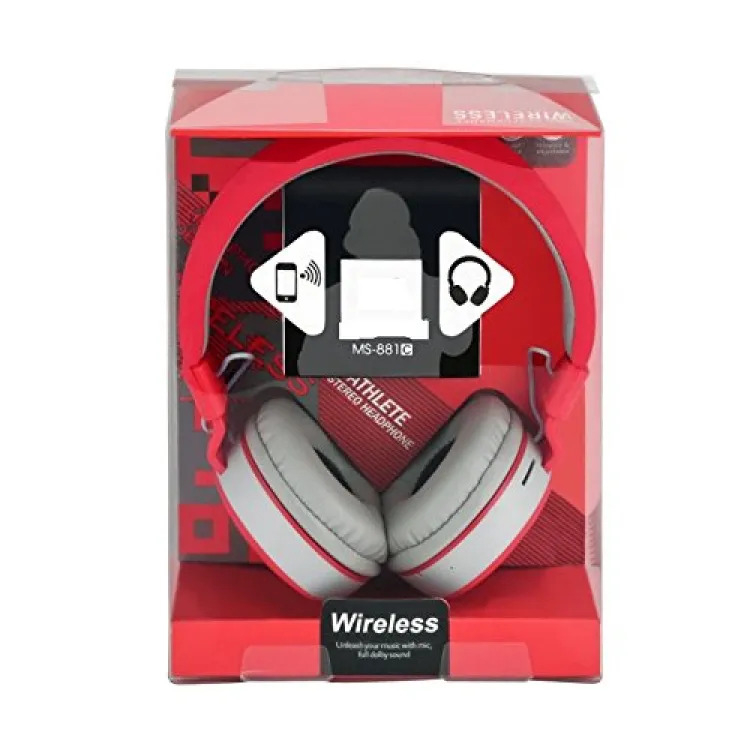 MaxPro Wireless Bluetooth Headphone V5.3 Foldable Over Ear Headset Long Standby – Techno Touch BD