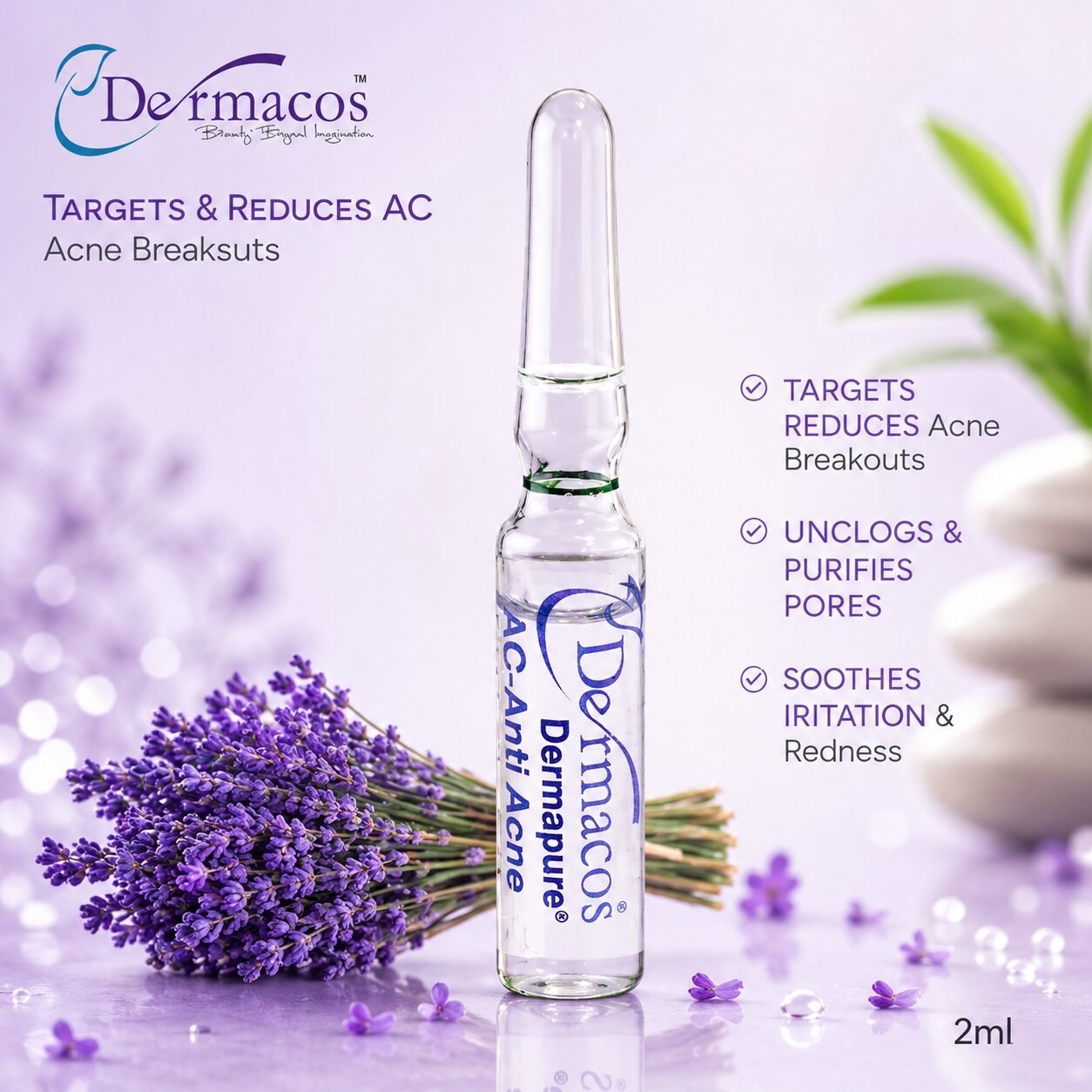 Dermapure Anti Acne Ampoule () | Skin Care Serum | 2ml