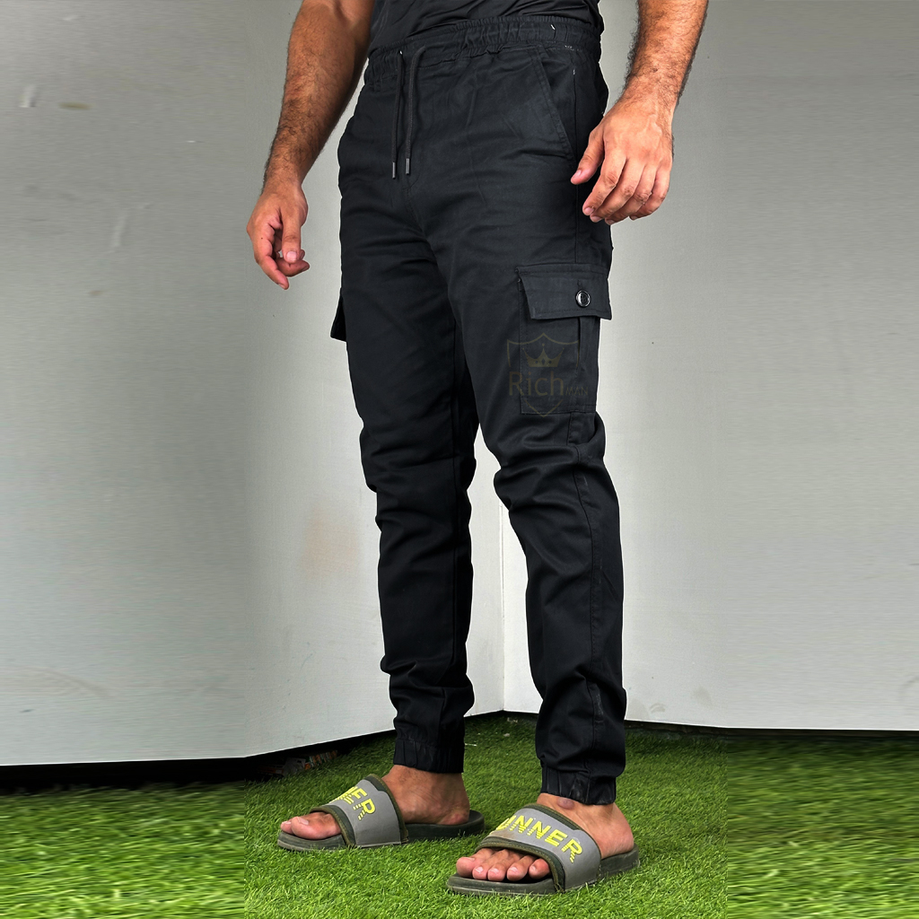 Relaxed Fit Men's Cargo Trousers - Style and Comfort