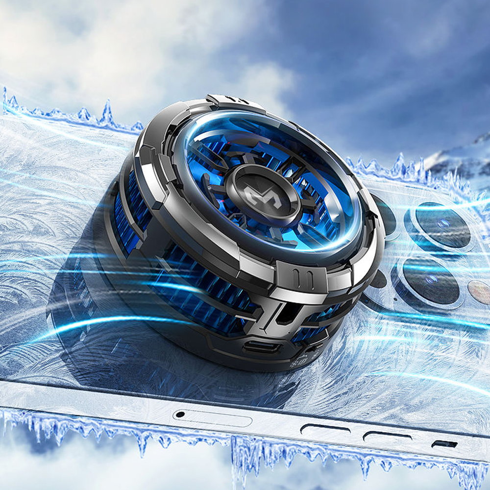 MEMO CX08 Frozen Type Model Mobile Phone Cooler Mobile Semiconductor Cooling Radiator for IOS Android PUBG Magnetic Back-clip Heat Sink