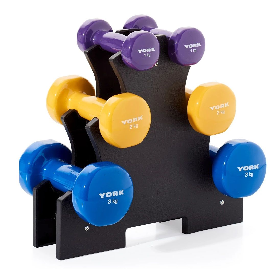 Vinyl Dumbbell Set Pair of 1kg,2kg & 3kg Vinyl Dumbbell Daraz.pk
