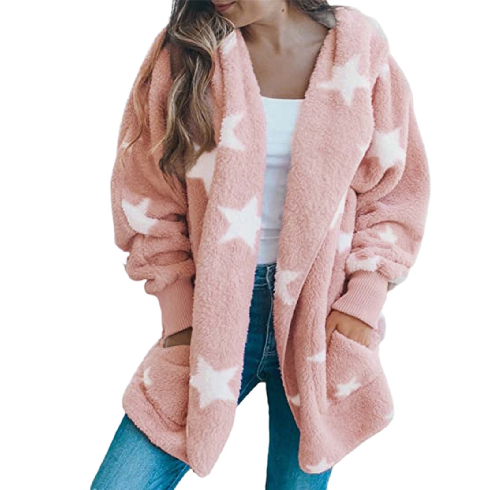 trendy fluffy jacket