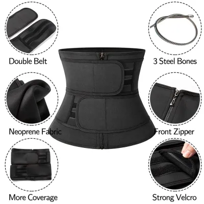 Women's Shapewear Extra Strong Control Waist Trainer Workout Hourglass Belt  Waist Cincher Trimmer Long Torso Fajas Bodysuit - AliExpress