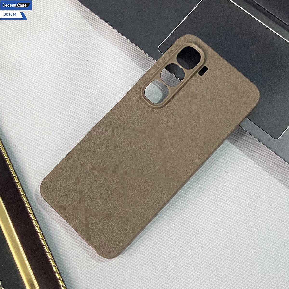 Infinix Hot 60 Pro Plus Cover - Gray - Premium Quality Matte Silicone Back Cover