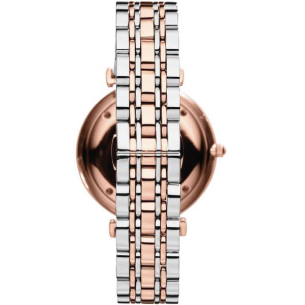 Gold and silver armani cheap watch