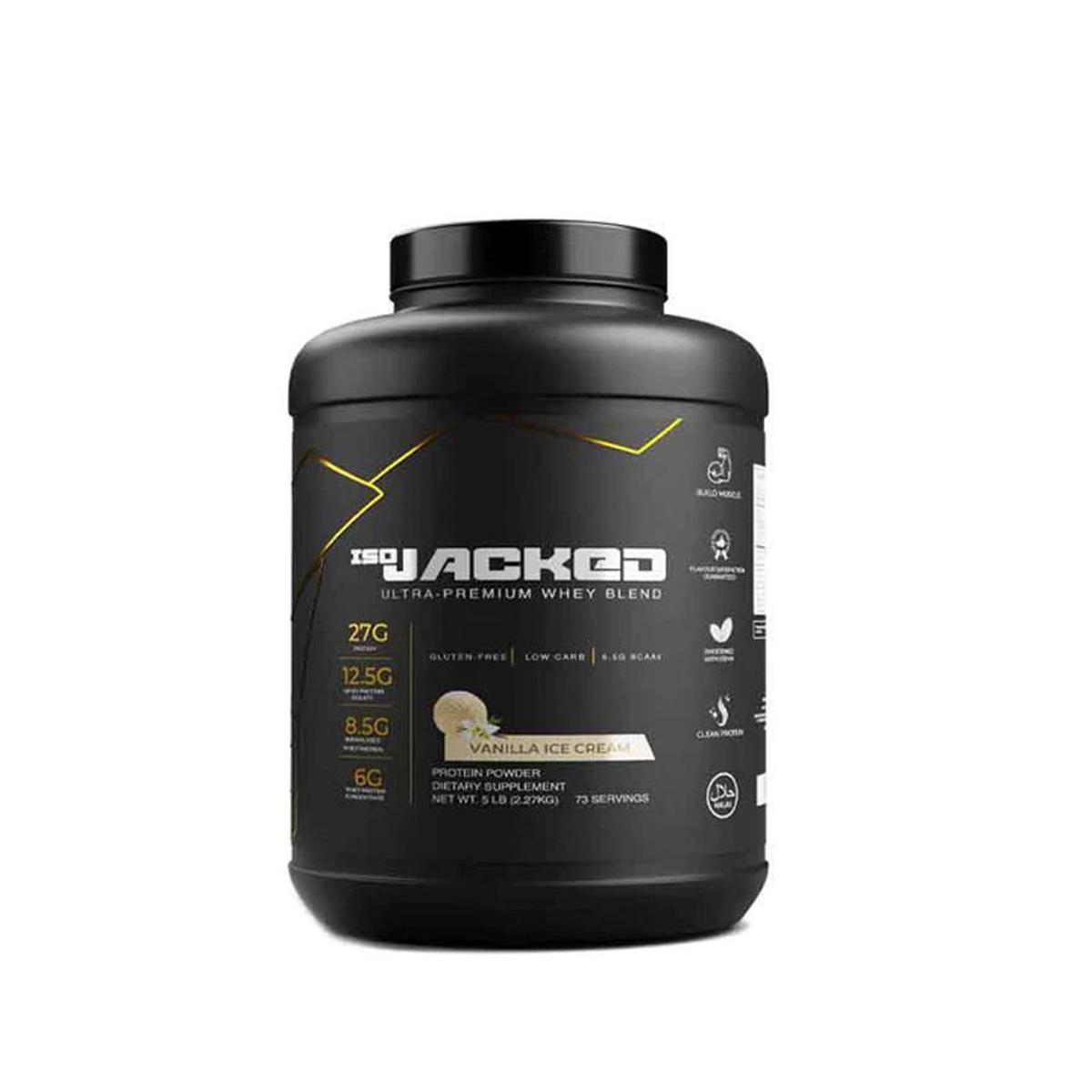 Iso Jacked - Whey Protein Powder in Pakistan - 5 Lbs - Vanilla Ice Cream