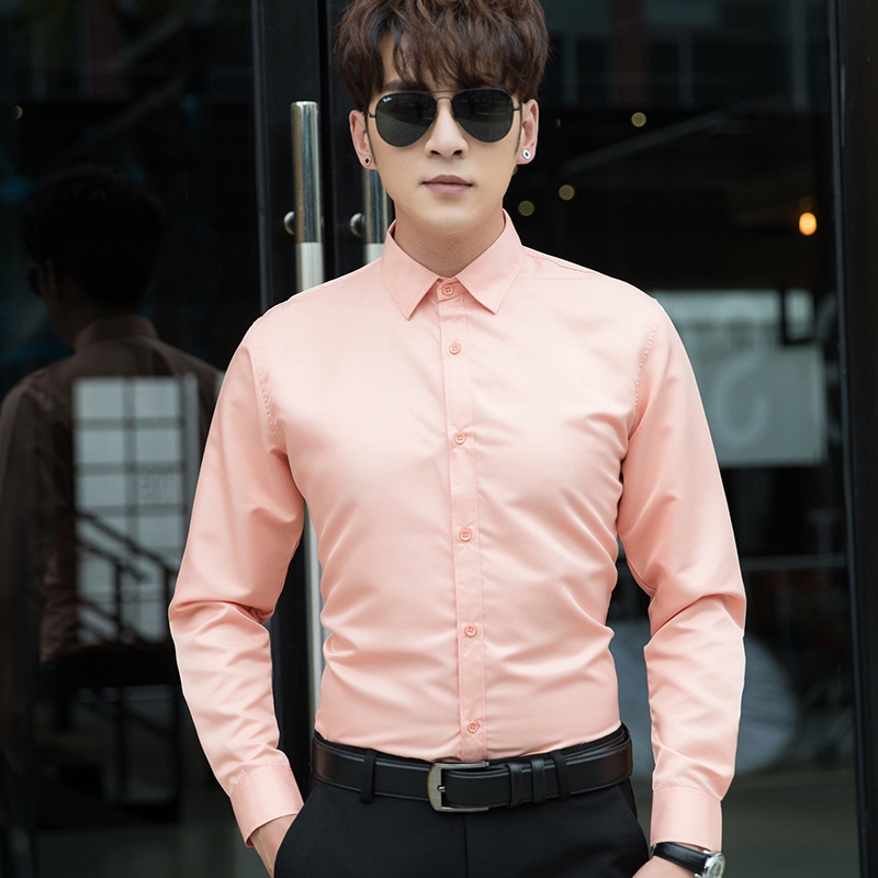 White Shirt Men Business Casual Long 