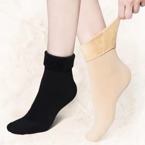 Twin Shop Fall Velvet Plus Thick Warm Socks For Women & Girls| Winter Wool Socks For Women| Ladies Socks