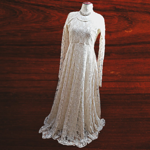 off white frock design