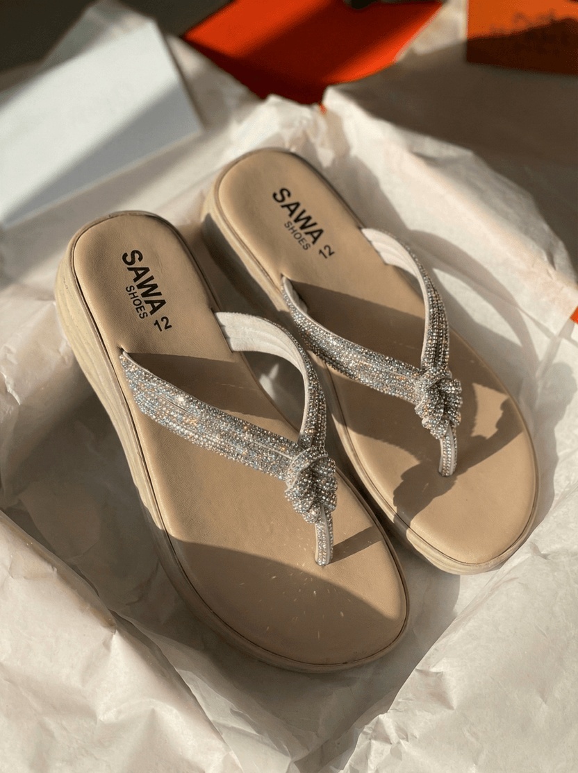 Stylish Wedge For Women or Girls-SAWA SHOES- 433