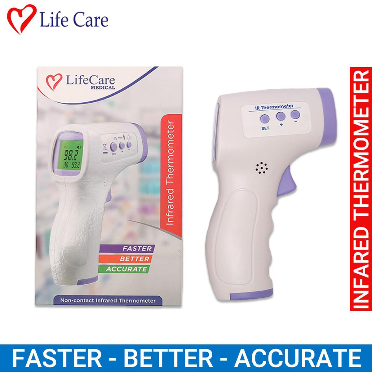 LifeCare Non Contact Infrared Digital Body Forehead Thermometer