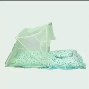 High Export Quality Fancy Baby Sleeping bag with Mosquito net Embroided Frill Crib 0-1 Year Infant Portable Folding Baby Cots Net Infant Sleeping Bag - baby bistar gaddi - baby nest bed accessories for baby,