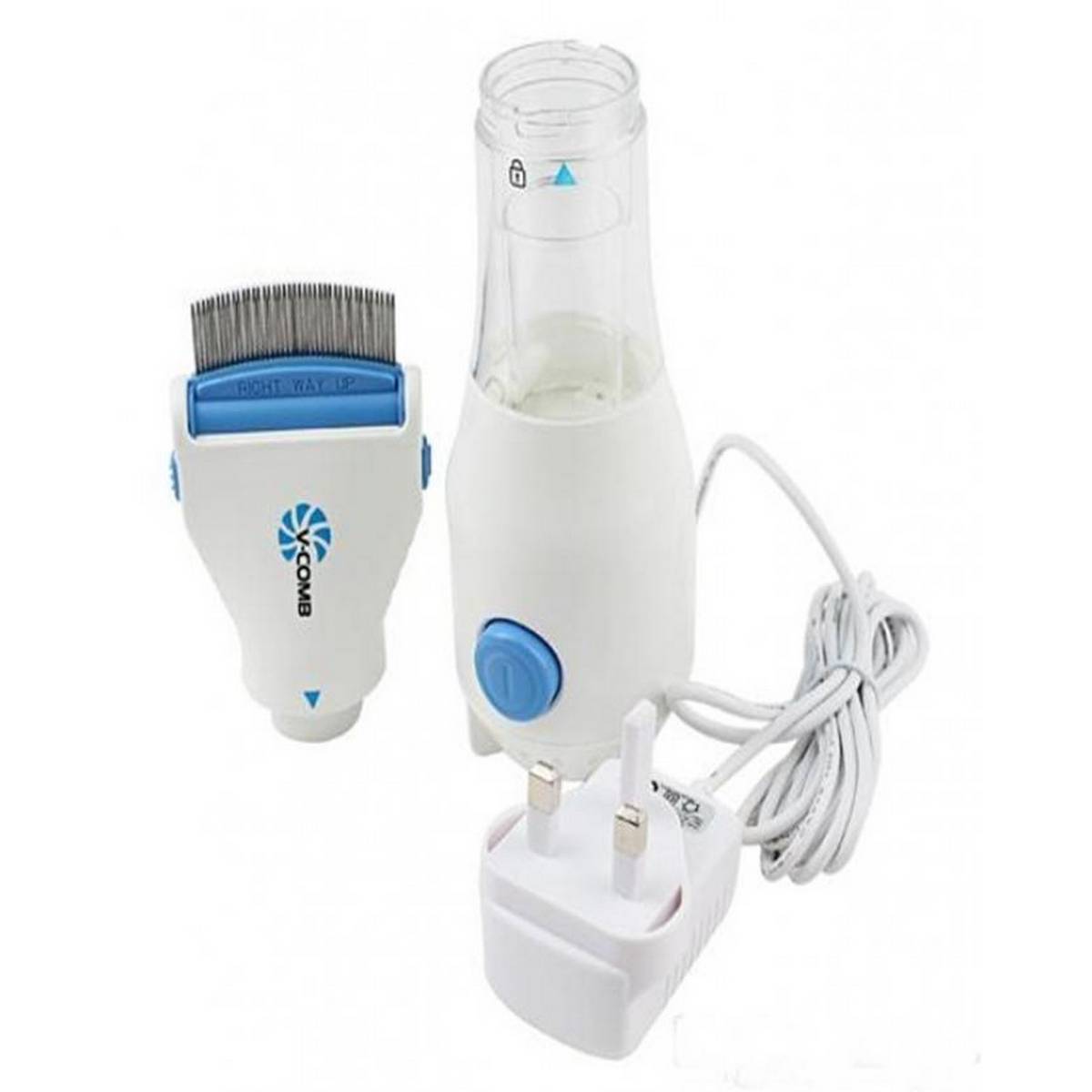 Electric Head Lice Treatment Machine White & Blue Daraz.pk