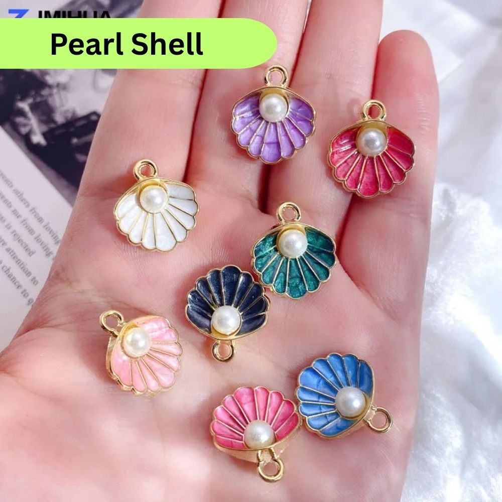 10 Pcs Enamel Charms Select Design – Daisy, Sakura, Heart & Star Pendants | DIY Jewelry Making Accessories for Bracelets, Earrings, Necklaces & Crafts By SAMS Arts and Craft