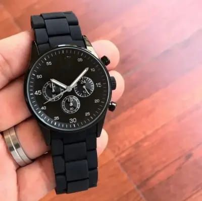 High Quality Wrist Watch For Men & Boys| Decent Wrist Rubber Strap Attractive Dial