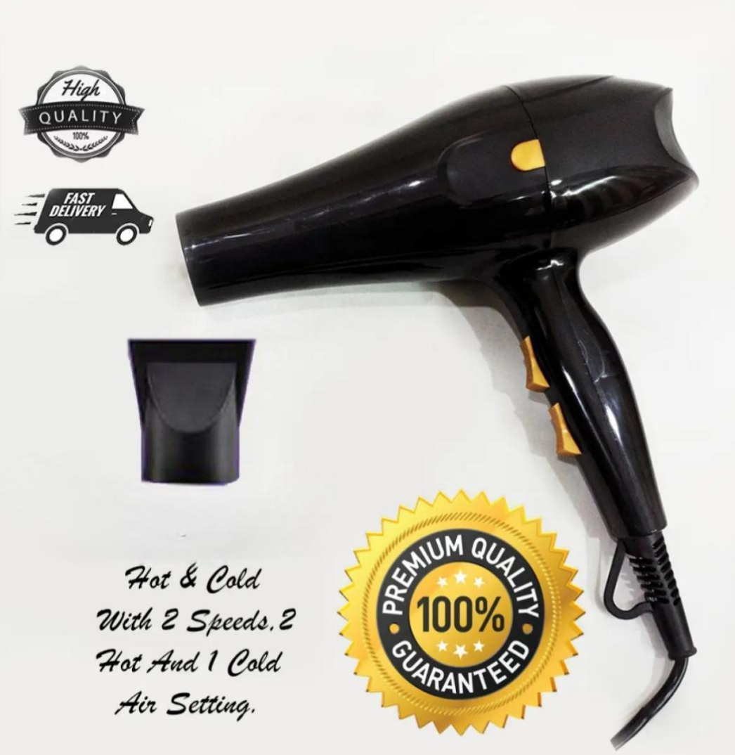 Hair Dryer - Professional Hair Dryer, Hair Dryer Machine Hot & Cold 2 in 1, Protect Hair For Both Men & Women