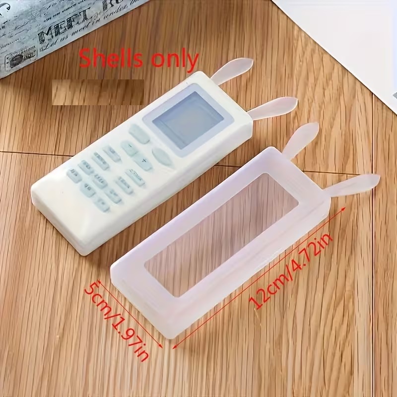 Silicone TV / AC Remote Control Cover Rabbit Air Condition Control Protection Pouch Waterproof Fluorescence Dust Remote Control Cover(Small) rabbit remote control case, silicone air conditioner remote cover, tv remote silicone sleeve
