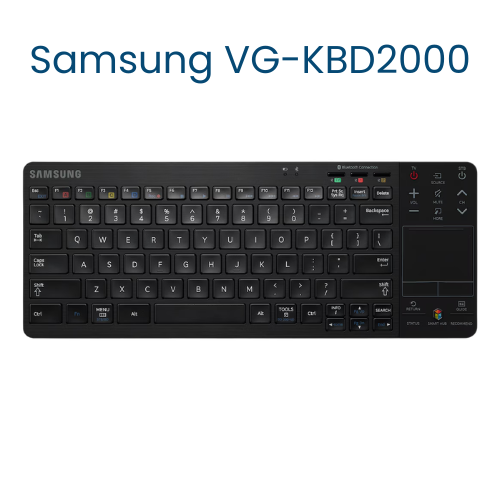Samsung VG-KBD2000 Smart TV Wireless Bluetooth Keyboard with Touchpad – Black