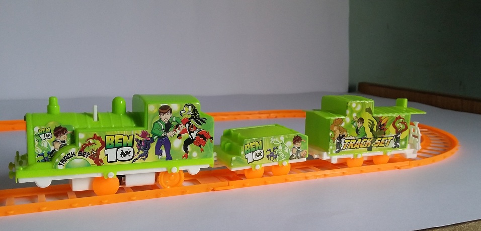 2026 Train Track Toy For Kids | Ben 10 Train Toy Kids Toy | Ben 10 Super Train Track Set | Random Design Multi color train track set