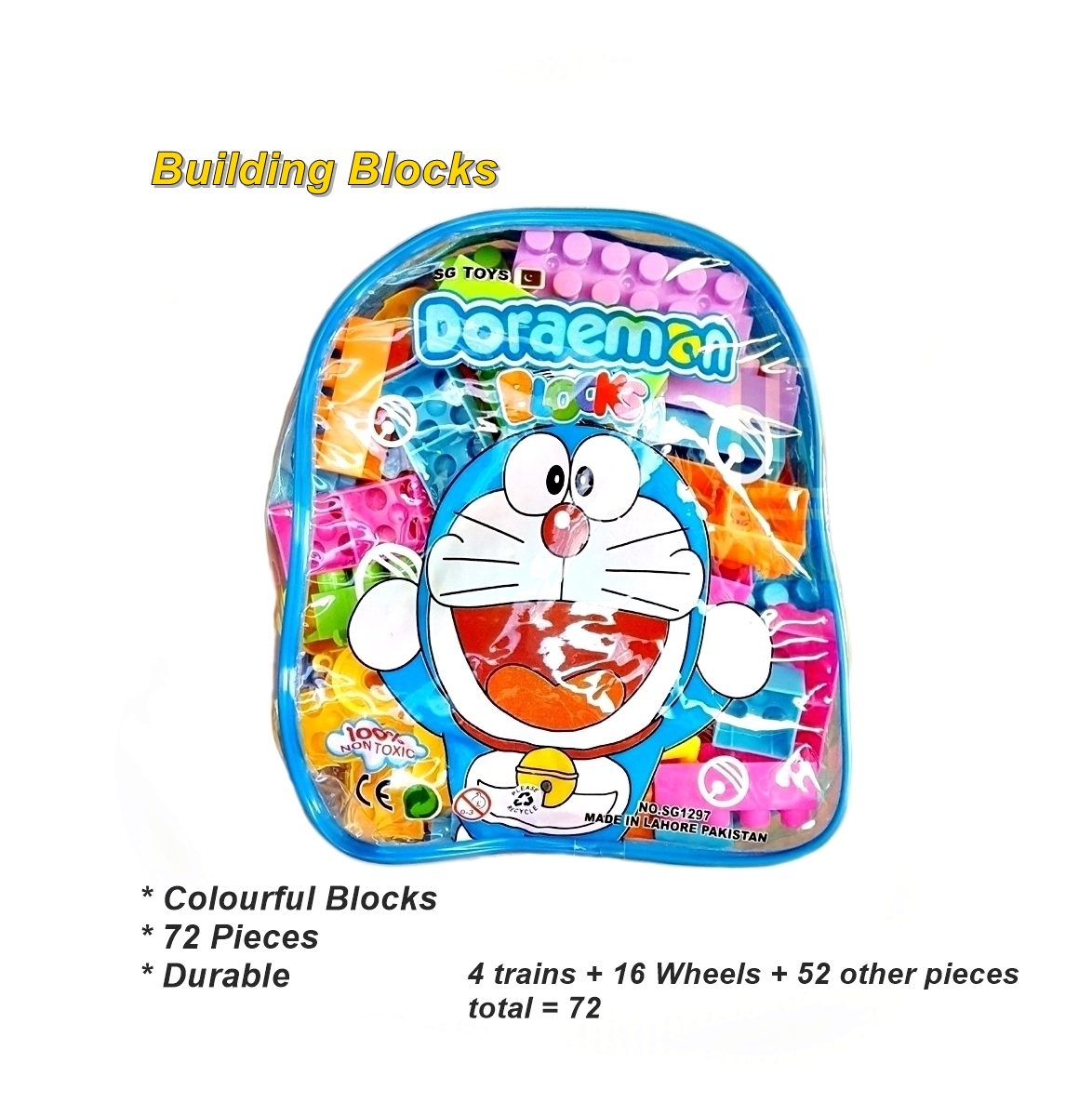 Blocks Pack 72 Educational Toy for Kids